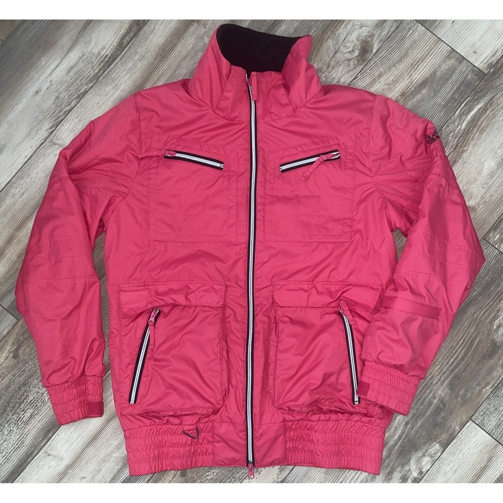 Five Fifty Five 555‎ Snowboard Jacket Women's Size Large—Bright Pink